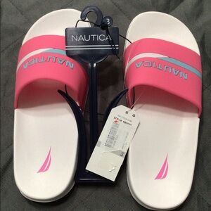 Girl’s Nautica Athletic Slide On’s NWT Multiple Sizes